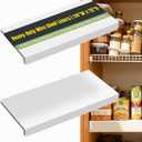Wire Shelf Covers 24" W X 12"D,Rack Covers for Pantry Snap-On,2 Pack
White Waterproof,PVC Wire Rack Covers for Closet Shelves Liner,Tool-Free & Snap-On,Laundry Room,Kitchen Organization