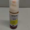 EPSON 502 EcoTank Ink Ultra-high Capacity Bottle Yellow Works with ET-2750, 2760, 2850, 3750, 3760, 3850, 4850, and other select models