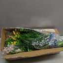 Alupssuc 24 Pcs Artificial Plants Flowers for Outdoors UV Resistant Decor