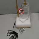 Candle Warmer Lamp Timer Adjustable - Height Wax Melt Electric Light Warming Dimmable Top Melter Heater for Melting Heating Small Jar Candles Gifts Women Mom Birthday Home Desk Decor with 2 Bulbs (Transparent)