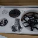 52" Flush Mount Farmhouse Ceiling Fan with Light & Remote Control
