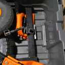 VEVOR 1200lbs 7Cu.Ft. Garden Dump Cart with 2-in-1 Convertible Handle and 13in All Terrain Wheels, Heavy Duty Poly Yard Dump Wagon Utility ATV Trailer Dump Cart Tow Behind for Lawn Mower Tractor