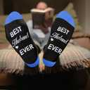 7 x Valentines Day Gifts for Him Husband Christmas Fathers Day Wedding Anniversary Birthday Stocking Stuffers Long Distance Relationship Romantic Unique Best Husband Ever Gifts Cozy Socks