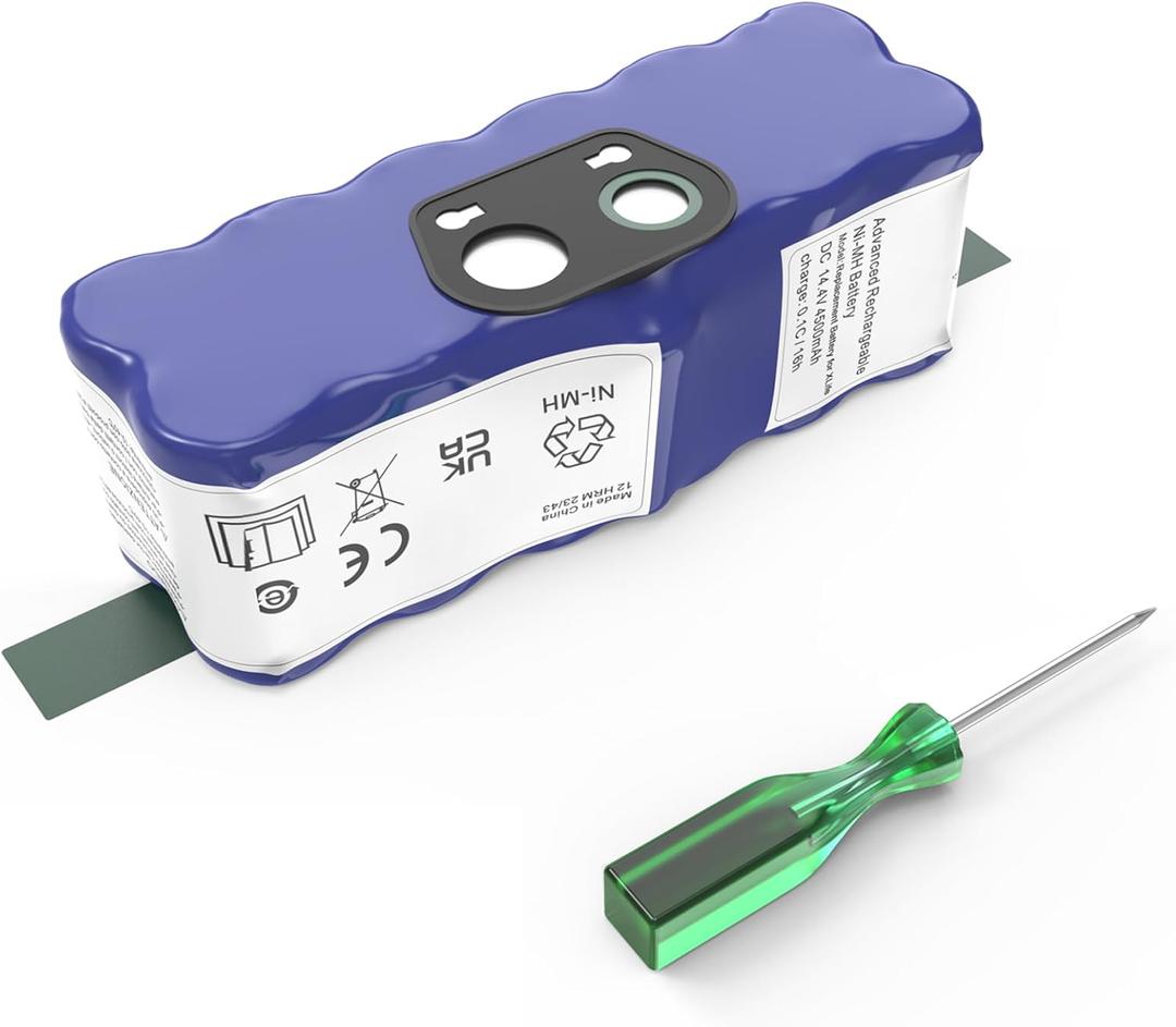 4500mAh Battery for iRobot X-Life Extended Ni-MH Battery Replacement, Compatible with Roomba R3 500 600 700 800 900 Series 530 531 532 540 550 560 570 620 630 650 660 760 770 780 790 870 880 980