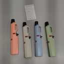 4 Pack of Torch Lighter, Windproof Adjustable Jet Flame, with Safety Lock, Long Refillable Butane Torch Lighters for Grill, Camping, Candle, Stove (NO Gas)