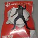 Morph Ninja Costume Kids, Boys Ninja Costume with Accessories, Ninjago Costumes Boys, Kids Dress Up Costumes (Small (5-6 Years))