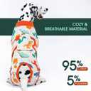 Kuoser Dog Surgery Recovery Suit, Soft Breathable Dog Recovery Suit for Female Spay Male Nueuter, Anti Licking Puppy Onesie Pet Surgical Suit for Dogs Abdominal Wounds Skin Disease, Dinosaur 2XL