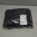 NICETOWN Living Room Blackout Curtains and Drapes, Black Solid Thermal Insulated Grommet Blackout Drapery Panels for Window (2 Panels, 34 inches Wide by 63 inches Long, Black)