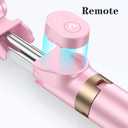 Selfie Stick Tripod,MQOUNY Extendable Selfie Stick Tripod with Dual LED Ring Light with Detachable Wireless Remote and Tripod Stand Compatible with iPhone, Samsung Galaxy and Smartphone (Black)