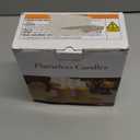 Homemory 6"x3" Outdoor Waterproof Flameless Candles, LED Candles, Battery Operated Candles with Remote and Timers, Electric Fake Plastic Pillar Candles, Ivory White, Set of 2