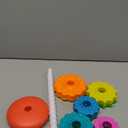 Baby Spinning Stacking Toys for Toddlers 1-3, Rainbow Ring Stacker Montessori Toys for Babies 6-12 Months, 1 2 3 One Year Old Girl Boy Christmas Birthday Gifts, Autism Sensory Learning Toy