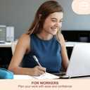 3 x 2026 Planner, Weekly and Monthly Calendar Agenda Book, Jan 2026 - Dec 2026, Hardcover Planning Academic Planner for Office School Supplies and Desk Accessories - A5 (6.3'' x 8.5'') (Wildflower Wash)