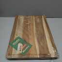 Riveira Teak Wood Cutting Board  Gourmet Teak Grandeur: 20 x 14 Wooden Cutting Board  Natural Wooden Cutting Boards For Kitchen Decorative  Innovative Juice Grooves Teak Wooden Chopping Board