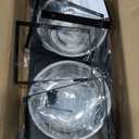 2 Set Elevated Cat Food Water Bowls, 4 Stainless Steel Bowls for Indoor Pet with Cute Metal Stand, 10 Tilted Anti-Vomiting Wide Shallow Raised Cat Dishes Whisker Friendly for Multiple Kitten,Puppy