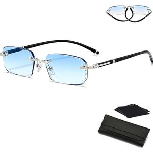Clarity Glasses, Blue Light Blocking Glasses, Unisex Automatic Adjustment glasses, Relieve Eye Fatigue Symptoms Caused By Electronic Screens, With An Elegant Glasses Case