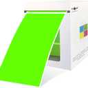 PARLAIM 3 x 5 inch Rectangle Sticker Labels, 250PCS Adhesive Color Coding Stickers for Moving Box Inventory Label, Fluorescent Green (1 Roll-250PCS)
