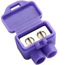 Aluminum to Copper Wire Connectors, Copper to Aluminum Wire Connectors with 2 Port, 25 Pack
