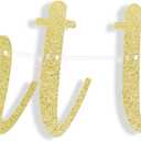 LINGTEER Meant to Bee Gold Glitter Bunting Banner Perfect for Wedding Bridal Shower Engagement Party Decorations.