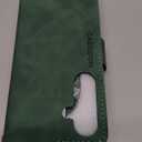 for Samsung Galaxy S25-Plus-Wallet Case: for Galaxy S24 Plus with RFID Blocking Card Slots (6 Cards) | Soft PU Leather Magnetic Snap Zipper Pocket Wrist Strap Protective Phone Cover - Brown