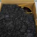 Men's Afro Wig for 70s Disco Party, 5pcs (Wig+ Glasses+ Necklace+ Mustache+ Wig Cap) 70s Outfits Costume for Cosplay Halloween Christmas Party (Black+Accessories)