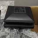 Classy Caps SL214B 5x5 Imperial Solar Post Cap - Black  High-Performance Solar LED, Durable Cast Aluminum with Powder-Coated Finish, Fits Over an Actual 5" x5" Post