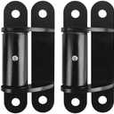 Joytrace 7" 2062P Heavy Duty Gate Hinges 1100lb Capacity - Bolt On/Weld On Carbon Steel Hinges for Driveway Gates, Fence & Barn Doors - Ball Bearing Design, Rust-Black Resistant Finish （2pcs）
