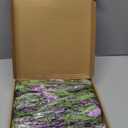 Giegxin 6 Bundles Fake Artificial Flowers Bouquet Spring Silk Flowers Arrangements Faux Wildflowers Bouquets Stems Fake Plants for Wedding Table Centerpiece Rustic Home Vase Floral Table(Lavender)