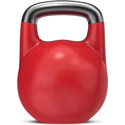 Kettlebell Kings - Competition Kettlebell Weights (34 KG) For Women and Men - Designed For Comfort in High Repetition Workouts - Superior Balance for Better Workouts
