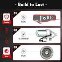 Electric Starter Motor Kit Fit for Honda GX390 Flywheel Starter Motor with Solenoid, Key Switch Box, Electric Start Kit for Honda GX340 11HP, GX390 13HP Engine