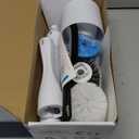 Leebein Electric Toilet Brush and Holder Set, Electric Toilet Bowl Scrubber Kit with 8 Replaceable Brush Heads, Disposable Toilet Brush with 6 Wand Cleaner Refills, 2 Pcs Crevice Cleaning Brush