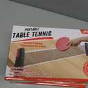 FBSPORT Ping Pong Paddle Set, Portable Table Tennis Set with Retractable Net, Rackets, Balls and Carry Bag for Indoor/ Outdoor Games