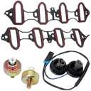 Knock Sensor Harness Intake Manifold Gasket Kit,12601822 104566030 for Chevy Pontiac Buick Cadillac GMC for Chevrolet Tahoe Yukon Escalade Hummer,89060413 MS92211 CHENHO