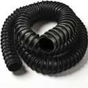 2.5" ID x 11ft Garage Exhaust Hose, Heavy Duty car exhaust hose