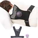 Anti Snoring Device | Positional Sleep Apnea Device | Side Sleep Trainer to Stop Snore | Includes Ball to Prevent Back Sleeping | Positional Therapy for Snoring Relief | Adjustable, Lightweight Vest