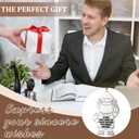 Tondiamo 24 Pcs Police Officer Gift Keychain Metal Angels at Work and Play Keychain for Employee Appreciation Retirement Gift