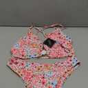 ZAFUL O Ring Halter Bikini Sets for Women High Cut Swimsuits Trendy 2 Piece Bathing Suits -M