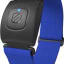 Scosche Rhythm R+2.0: Waterproof/Dustproof Armband with ANT+ & BLE Bluetooth Smart for Hyper Accurate Workout Heart Rate Monitoring with Wahoo, Peloton, LED Monitor, DDP Yoga, Strava
