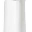 Joseph Joseph Flex Plus - Smart Hygienic Silicone Toilet Brush with Storage Bay Caddy, flexible, anti-drip, anti-clog deep clean head - Large, White/Grey