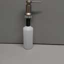 Built in Soap Dispensers Stainless Steel Kitchen Sink Dispenser Built in Hand Soap Pump, Large Capacity 13 OZ Bot