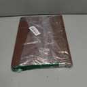 Classic Lined Journal Notebook 8.5x11" A4 Hardcover Leather - Brown - 200 Pages College Ruled Large with Sticky Tabs, Pockets, and Pen Loop for Writing and Journaling - Big Hardback Men and Women