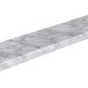 48 Inch Carrara Marble Backsplash for Bathroom Vanity Sink Top