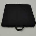 Gel Seat Cushion, Cooling (Super Large & Thick), Breathable Honeycomb Design Absorbs Pressure Points, Gel Cushion for Office Chair, Home Car seat Cushion for Wheelchair (Black)