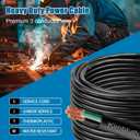 Kimbluth 16 Gauge 3 Conductor Wire SJTW Outdoor Extension Power Cable 20FT, 16/3 Wire Heavy Duty Pure Copper Electrical Wire for Lawn, Battery, Automotive, Outdoors