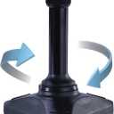 HurryCane Go HCANE-BK-G2 Walking Stick with T Handle, Black, 1 Count