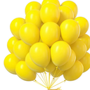 PartyWoo Yellow Balloons 100 pcs