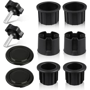 10pcs Umbrella Stand Parts Replacement, Hole Ring Plug Cover Umbrella Stand Parts Connector Umbrella Base Accessories for Outside Stand Base Stabilizer Sleeve Patio Table Balcony Decks