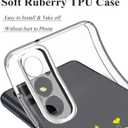 Unov Case Compatible with Samsung Galaxy A05s Clear with Design Soft TPU Shock Absorption Slim Embossed Pattern Protective Back Cover 6.7 inches (Flower Bouquet)