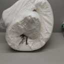 Vekkia Queen Bed Wedge Pillow for Headboard Gap/Mattress Gap Filler/Headboard Pillow/Bed Wedge Gap Filler,Stop Loosing Your Pillows (Queen(60"x10"x6"), White)