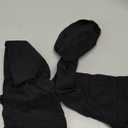 Truform Sheer Compression Stockings, 15-20 mmHg, Women's Knee High Length, Open Toe, 20 Denier, Black, Large