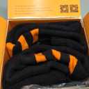 WELUK Heated Socks for Men Women with APP Control, Upgraded Rechargeable Electric Heated Socks Up to 10 Hours, Washable Winter Foot Warmer Socks for Outdoor Camping Skiing Hunting Hiking (Fit Women 9-14 / Men 10-15 (Shoe Size), Black)